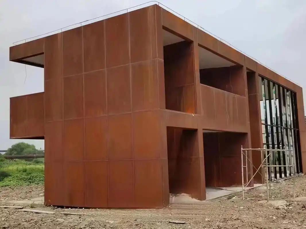 津南耐候钢板幕墙