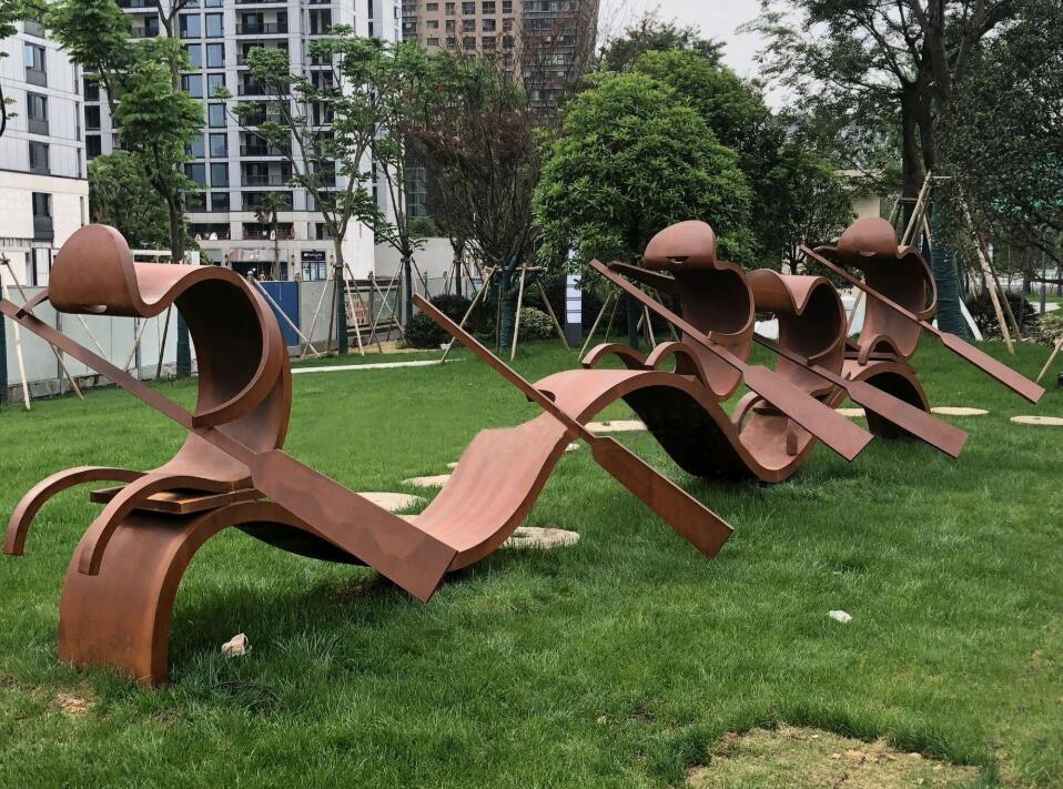 津南锈钢板造型